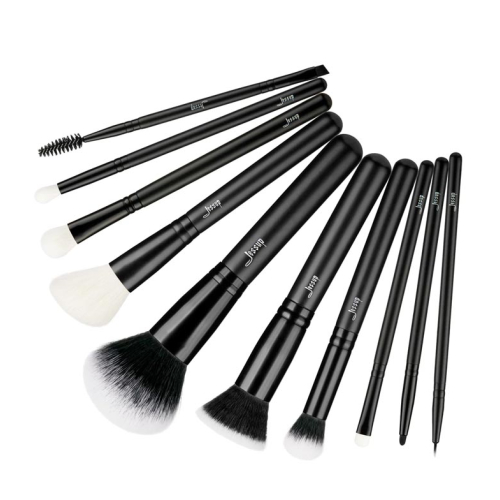 Jessup Beauty - 10-Piece Brush Set Customary - T323: Black