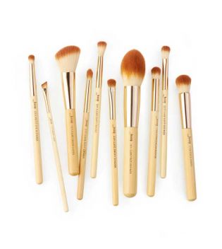 Jessup Beauty - 10 piece brush set - T143: Bamboo