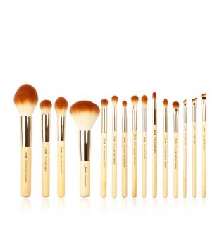 Jessup Beauty - 15 pieces brush set - T142: Bamboo