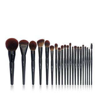 Jessup Beauty - 21 pieces brush set Black Complete Collection - T271: Makeup Lover (Phantom Black)