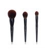 Jessup Beauty - 3 piece brush set Black Shimmer Collection - T274: Makeup Lover (Phantom Black)
