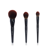 Jessup Beauty - 3 piece brush set Black Shimmer Collection - T274: Makeup Lover (Phantom Black)
