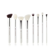 Jessup Beauty - 8 piece brush set - T239: White/Silver