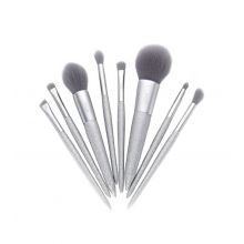 Jessup Beauty - 8 pcs Brush Set - T265: Shining Party Silver