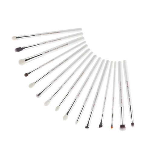 Jessup Beauty - 15 pcs Brush Set - T237: White/Silver