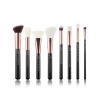 Jessup Beauty - 8 piece brush set - T159: Black/Rose Gold