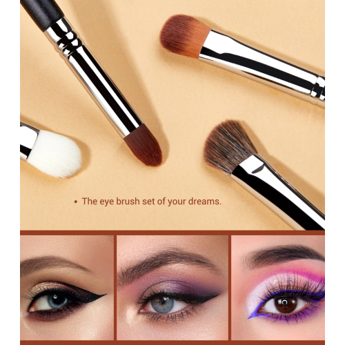 Jessup Beauty - Brush set PRO 12pcs - T339: Black/Silver