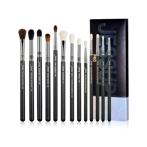 Jessup Beauty - Brush set PRO 13pcs - T338: Black/Silver