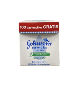 Johnson & Johnson - Cotton swabs 100 u.+100uds