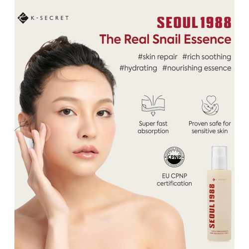K-Secret - *Seoul 1988* - Essence Snail Mucin 97% + Rice