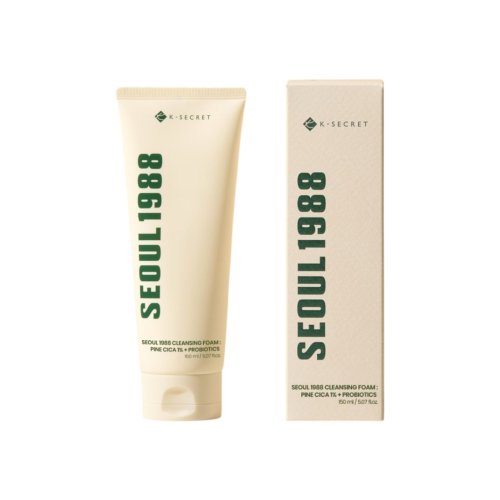 K-Secret - *Seoul 1988* - Foaming Facial Cleanser Pine CICA 1% + Probiotics