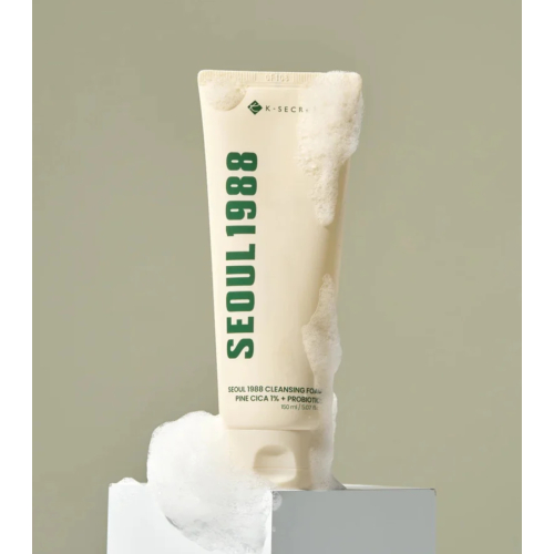 K-Secret - *Seoul 1988* - Foaming Facial Cleanser Pine CICA 1% + Probiotics