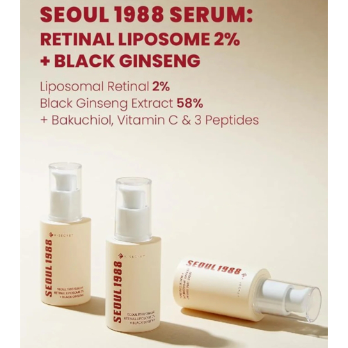K-Secret - *Seoul 1988* - Serum Retinal Liposome 2% + Black Ginseng