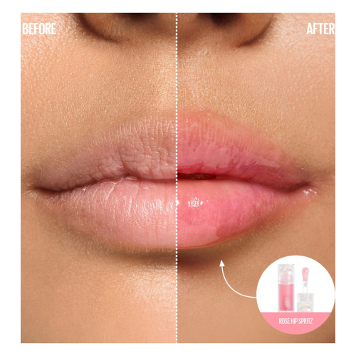 Kaja - Lip Oil Juicy Glass - 01: Rose Hip Spritz