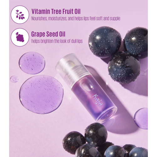 Kaja - Lip Oil Juicy Glass - 04: Grape Glowtini