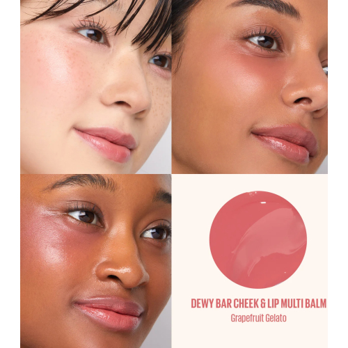 Kaja - Multi-stick lip and cheek balm Dewy Bar - Grapefruit Gelato