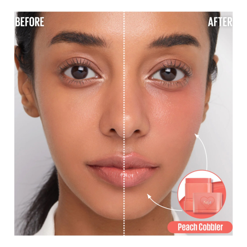 Kaja - Multi-stick lip and cheek balm Dewy Bar - Peach Cobbler