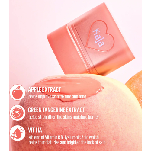 Kaja - Multi-stick lip and cheek balm Dewy Bar - Peach Cobbler