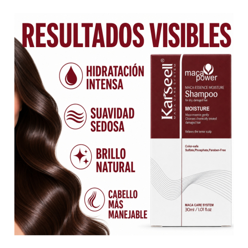 Karseell - *Maca Power* - Shampoo for damaged hair - Mini size