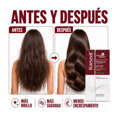 Karseell - *Maca Power* - Shampoo for damaged hair - Mini size