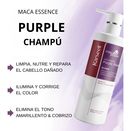 Karseell - *Maca Power* - Neutralizing Violet Shampoo Blonde