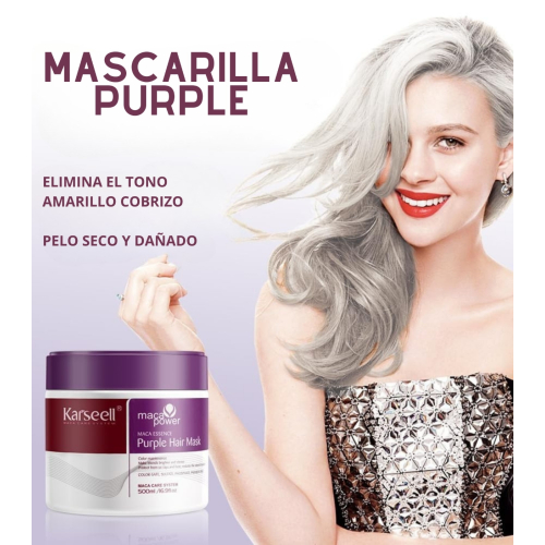 Karseell - *Maca Power* - Neutralizing violet mask Blonde