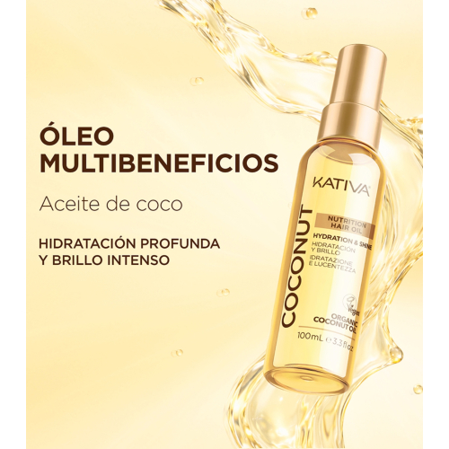 Kativa - Hair oil hydration and shine Coconut