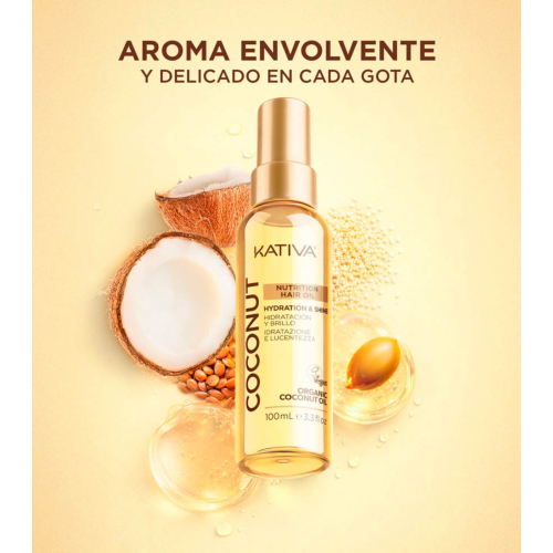 Kativa - Hair oil hydration and shine Coconut