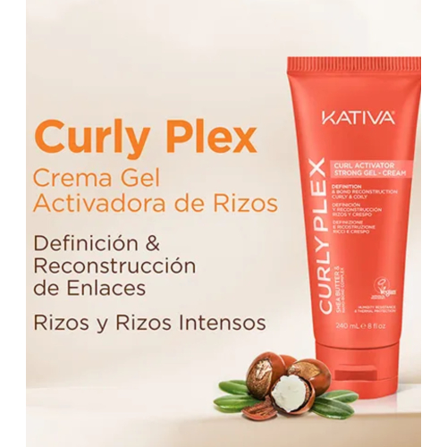 Kativa - *Curly Plex* - Curl Activator Strong Gel-Cream - Curly Hair