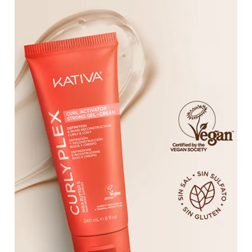 Kativa - *Curly Plex* - Curl Activator Strong Gel-Cream - Curly Hair