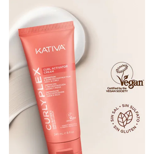 Kativa - *Curly Plex* - Curl activating cream - Wavy hair