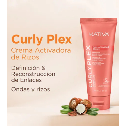 Kativa - *Curly Plex* - Curl activating cream - Wavy hair
