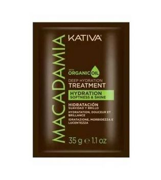 Kativa - Deep hydration treatment mask Macadamia - Travel format