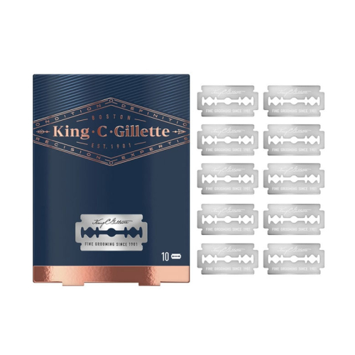 King C. Gillette - Double-edged razor blades