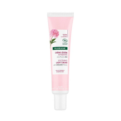 Klorane - Light soothing cream with BIO Peony - Sensitive skin