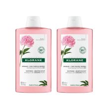 Klorane - Organic Peony Soothing Shampoo Duo - Sensitive and irritated scalp