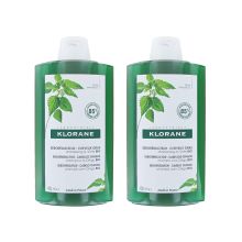 Klorane - BIO Nettle sebum-reducing shampoo duo - Oily hair