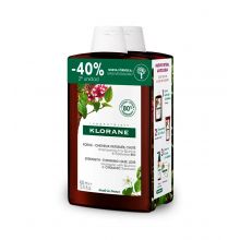 Klorane - Quinine and Edelweiss Shampoo duo pack - Weakened hair and hair loss