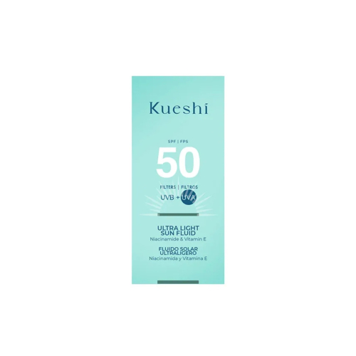 Kueshi - Ultra-lightweight sun protection with niacinamide and vitamin E SPF50