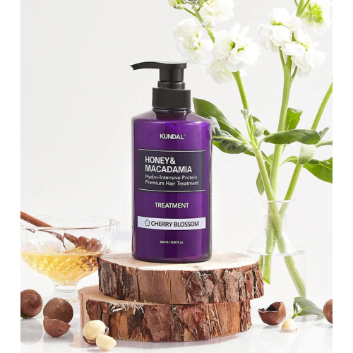 Kundal - Hydrating Treatment Honey & Macadamia - Cherry Blossom