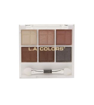 L.A Colors - 6 Color Eyeshadow palette - CES461: Earthy