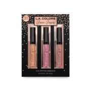 L.A Colors - Set of 3 Lip Glosses Glowin\' Glossies