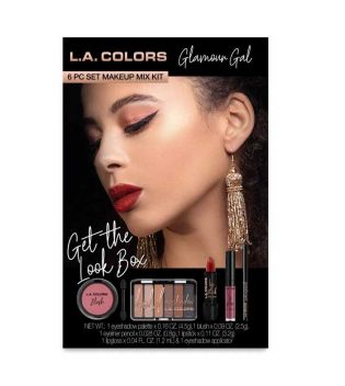 L.A Colors - 6 Piece Makeup Set - Glamour Gal