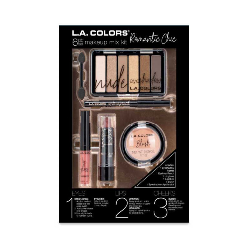 L.A Colors - 6 Piece Makeup Set - Romantic Chic
