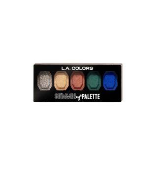 LA Colors - *Shimmer eye* - Eyeshadow palette: Be bright