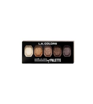 LA Colors - *Shimmer eye* - Eyeshadow palette: Sparkle & shine