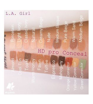 L.A. Girl - Liquid Concealer Pro Concealer HD High-definition - GC972 Natural