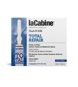 La Cabine - *Flash Hair* - Repairing hair ampoules Total Repair - Damaged hair