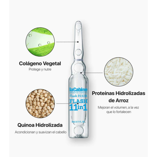 La Cabine - *Flash Hair* - Hair ampoules Flash 11-in-1 - All hair types
