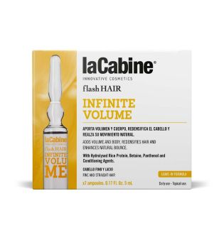 La Cabine - *Flash Hair* - Hair Ampoules Infinite Volume - Fine and straight hair